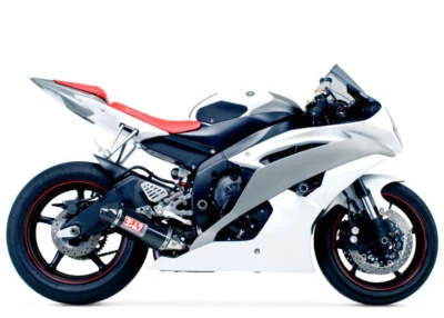 YOSHIMURA 雅马哈 YZF-R6V 2006-16 TRC 不锈钢懒人排气,带碳纤维 — 第 1/2 张图片