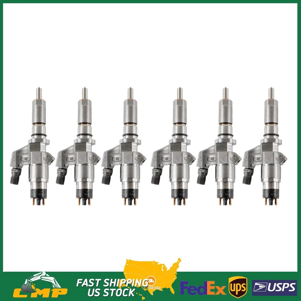 8X Inyectores de combustible 0445120008 0986435502 para Duramax 6,6 L LB7 2500 3500 2001-04 Foto 1 de 4