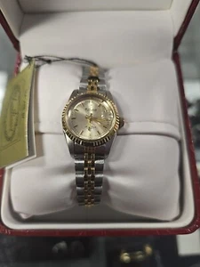 DUFONTE Vintage Date Watch Womens Two Tone Classic Casual Piece Great Condition - Picture 1 of 13