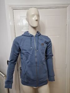 Clean Cut Copenhagen Men Dusty Blue Hoodie Jacket Size S New