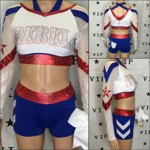 Cheerleading Uniform Allstars Rebel USA Look Buch Uni Erwachsene S - Bild 1 von 9