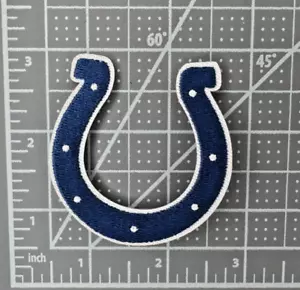 Parche bordado con logotipo del equipo de Indianapolis Colts NFL de 2,5 pulgadas hierro/coser - Imagen 1 de 3