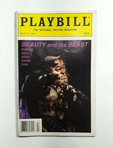 1994 - La Bella y la Bestia Playbill - Cubierta de Terrance Mann - Revista de Teatro - Imagen 1 de 4