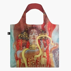 LOQI Large Tote for Shopping Travel Gustav Klimt HYGIEIA Eastern Art Bag - Picture 1 of 3