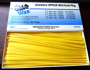 Kerr Wax Angusswachs 3,26 mm gelb nur 9,00 Euro No.13939 10 G ältere Lagerware