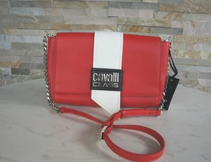 CAVALLI CLASS Tasche Umhängetasche Abendtasche Clutch NEU rot ehem UVP 145 € - Picture 1 of 7