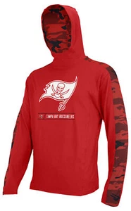 Zubaz NFL Men's Tampa Bay Buccaneers Elevated Lightweight Hoodie W/ Camo Accents - Picture 1 of 7