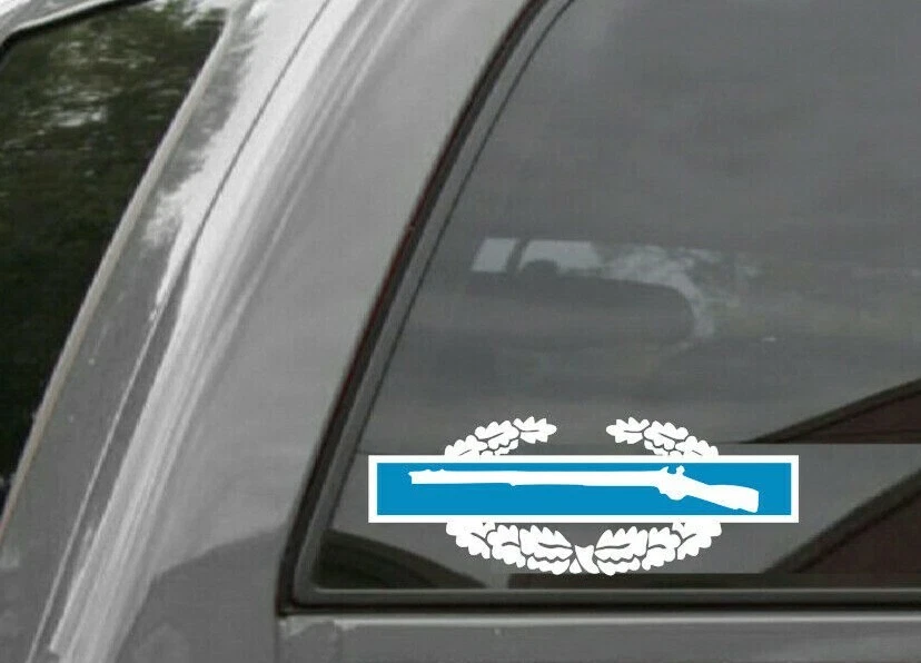 ORACAL COMBAT INFANTRY BADGE CIB Vinyl Window Decal Sticker U.S. Army