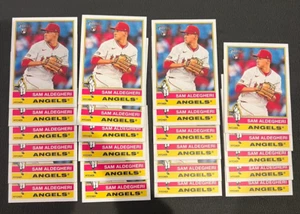 2025 Topps Heritage (23x) Sam Aldegheri Rookie RC Los Angeles Angels #322 ! - Picture 1 of 2