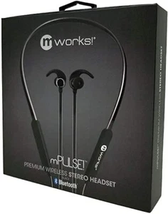 Neu in Verpackung! mWorks mPulse Premium Wireless Bluetooth Stereo Headset - Dual Mic - Bild 1 von 1
