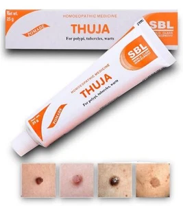 SBL Thuja Homeopathic Ointment For Warts THUJA Homeopathic CREAM 25gm - Picture 1 of 1