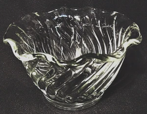 10 Bowl 06 Vintage Anchor Hocking Clear Lead Crystal Candy, Condiment Bowl - Picture 1 of 4