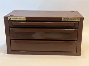EUC HUOT Lawson Products Tap & Drill Cabinet with 3 Drawers G-1712 - Picture 1 of 19