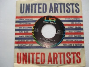 CLEAN SOUL 45 ~ MARV JOHNSON "Move Two Mountains/I Need You" U/A - Picture 1 of 3