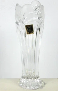 Southern Garden 7" Floral Bud Vase Oneida Crystal C027104 - Picture 1 of 11