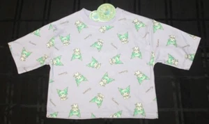 New girls Japan Sanrio Green Collection Kuromi purple cropped shirt Size 130 Siz - Picture 1 of 2