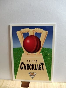 CHECKLIST 🏆1993/94 #109 World Cup The Ashes Cricket Card🏆FREE POST - Picture 1 of 2