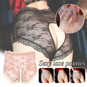 Biancheria intima donna in pizzo fiore bikini perizoma ultra sottile slip mutandine da femmina - Foto 1 di 17