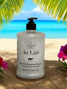 The Scottish Fine Soaps Company Au Lait Bath & Shower Cream 750 Ml RRP £27 - Picture 1 of 2