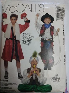 Boxer GI Combat Cowboy Kid M 6 8 Costume Halloween P204 McCalls Sewing Pattern - Picture 1 of 5