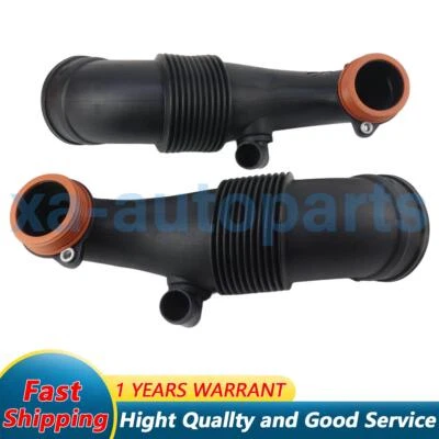 2Pcs Left & Right Air Intake Hose for BMW F15 X5 2014-2018 F16 X6 2015-2019 N63 - Image 1 of 4