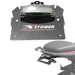 Rear LED License Plate Holder Fit For BMW G310GS 2018-2024 G310R 2017-2024 - Picture 1 of 12