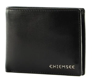CHIEMSEE monedero Leather Wallet Black - Imagen 1 de 4