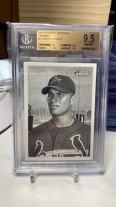 2001 Bowman Heritage Promo National Convention Albert Pujols BGS 9.5