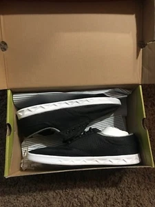 New Globe Lyte Skateboard Sneakers Shoes Black Mesh White Size 8 - Picture 1 of 8