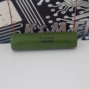 1x PE-50 3 OhM 5 % 50w Widerstand UdSSR <Militärqualität> Neu aus altem Lagerbestand - Bild 1 von 3