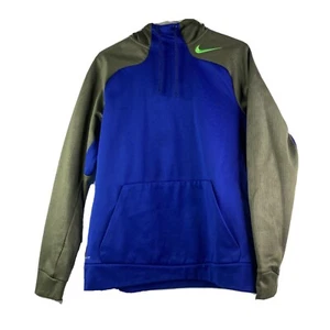 Nike Therma Fit Hoodie Jacke Herren mittelblau grau Logo Kapuzenjacke - Bild 1 von 5