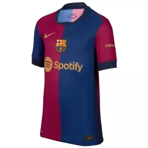 $150 FC BARCELONA NIKE AUTHENTIC JERSEY PE SOCCER KIT TOP 6 7 8 YOUTH XS RARE - Picture 1 of 8