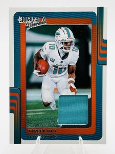 TYREEK HILL - THREADS TEAL PATCH #DTH-THL - 2025 Panini Donruss MIAMI DOLPHINS - Picture 1 of 2