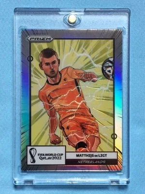 2022 Panini Prizm Manga Matthijs De Ligt Netherlands World Cup Card - Image 1 of 4
