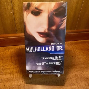 Mulholland Drive VHS Promo Screener New Sealed David Lynch Naomi Watts - Imagen 1 de 6