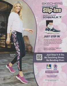 2024 Skechers Slip-Ins Footwear - TV's Amanda Kloots - Fitness - Print Ad Photo - Picture 1 of 1