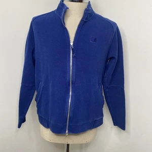 Nike RF Roger Federer Mens Jacket Size Medium Blue Full Zip Tennis Pockets Knit - Picture 1 of 9