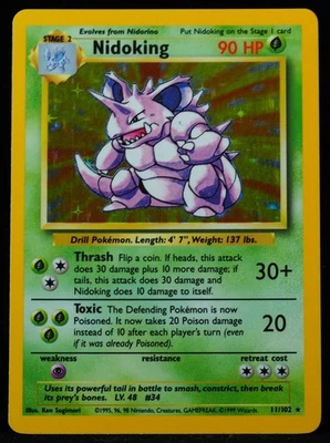 Nidoking #11 NM Pokemon Card - Image 1 of 3