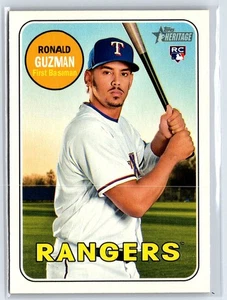 2018 Topps Heritage #611 Ronald Guzman - Bild 1 von 2