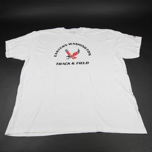 Eastern Washington Eagles adidas Go-To tee Short Sleeve Shirt Men's White New - Picture 1 of 5