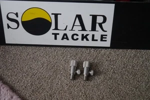 SOLAR TACKLE STAINLESS KIT OFF BITE ALARM ADAPTORS X2 USED COARSE FISHING TACKLE - Picture 1 of 2