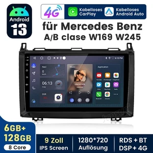 9" Android13 Carplay Autoradio GPS Navi 4G WIFI BT DAB SWC 6+128G Für VW Crafter - Bild 1 von 12