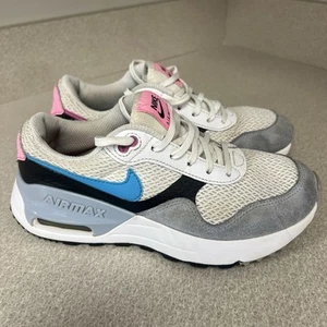 Nike Air Max Systm GS Blanco Azul Rosa Relámpago Niños Jóvenes Talla 4 - Imagen 1 de 11