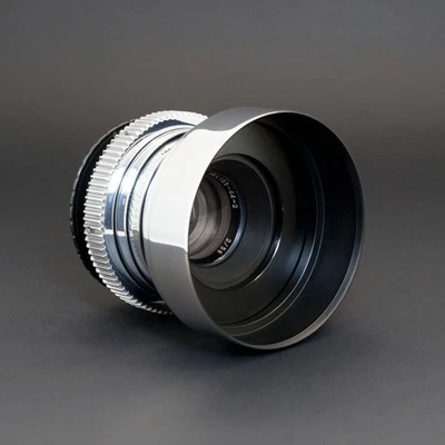 Silver Helios 44-2 58mm F2 Anamorphic Oval Bokeh Cinemod lens Canon EF - Image 1 of 4