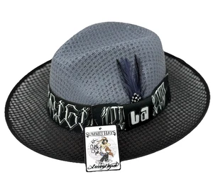 Sombrero Freddy Negrete X Big Sleeps La Vida Loca Lowrider negro y gris Summit Hats - Imagen 1 de 11