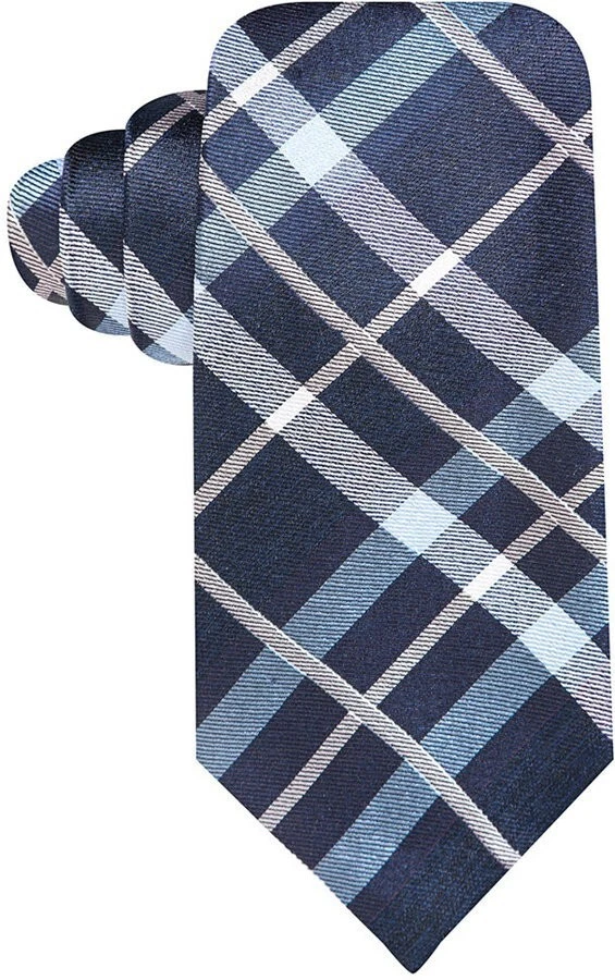Corbata de seda a cuadros Padua Tasso Elba para hombre $59,50, azul marino, azul-OS Foto 1 de 1