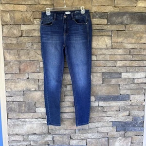 Kensie Jeans donna 6/28 The Ultimate High Rise skinny blu denim vita media - Foto 1 di 6