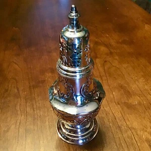 Ornate Vintage Silver Plate Muffineer Sugar Shaker Japan - Picture 1 of 6