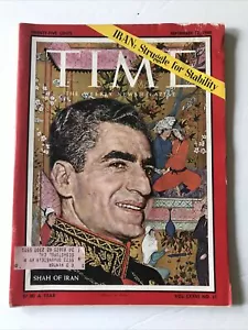 MAGAZINE Time. Shah Of Iran. SEPTEMBER 12,1960 Complete - Picture 1 of 20