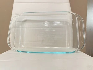 Pyrex Clear Glass 7" x 11" Casserole Dish 2Qt 1.9L Baking Pan USA 2232 New - Picture 1 of 5